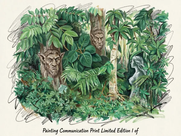 Painting Communication Print Limited Edition 1 0f